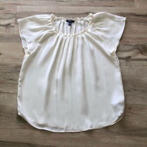 Chaps Elegant Cream Women's Top